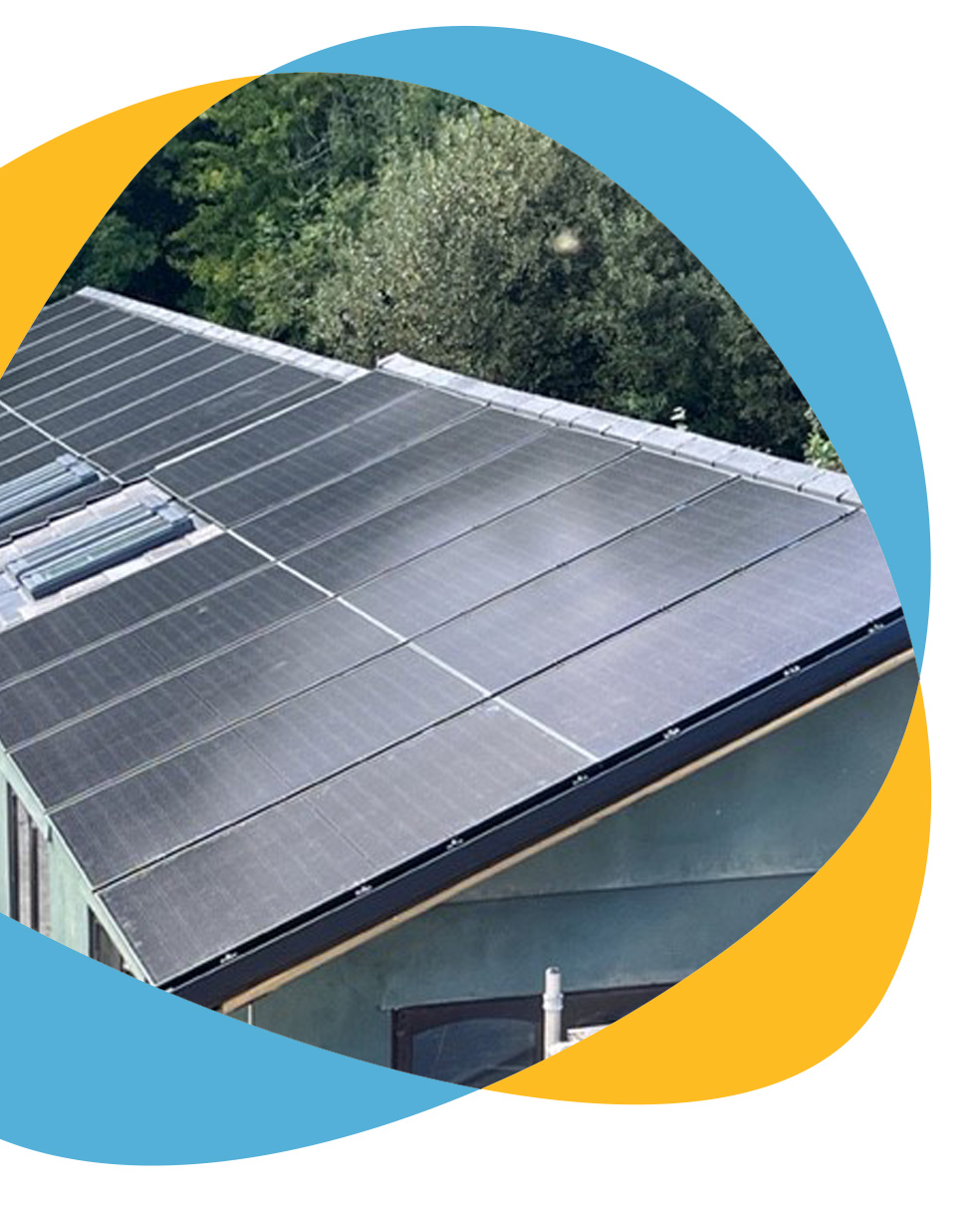 In-roof solar panels and battery storage by iJo Power.